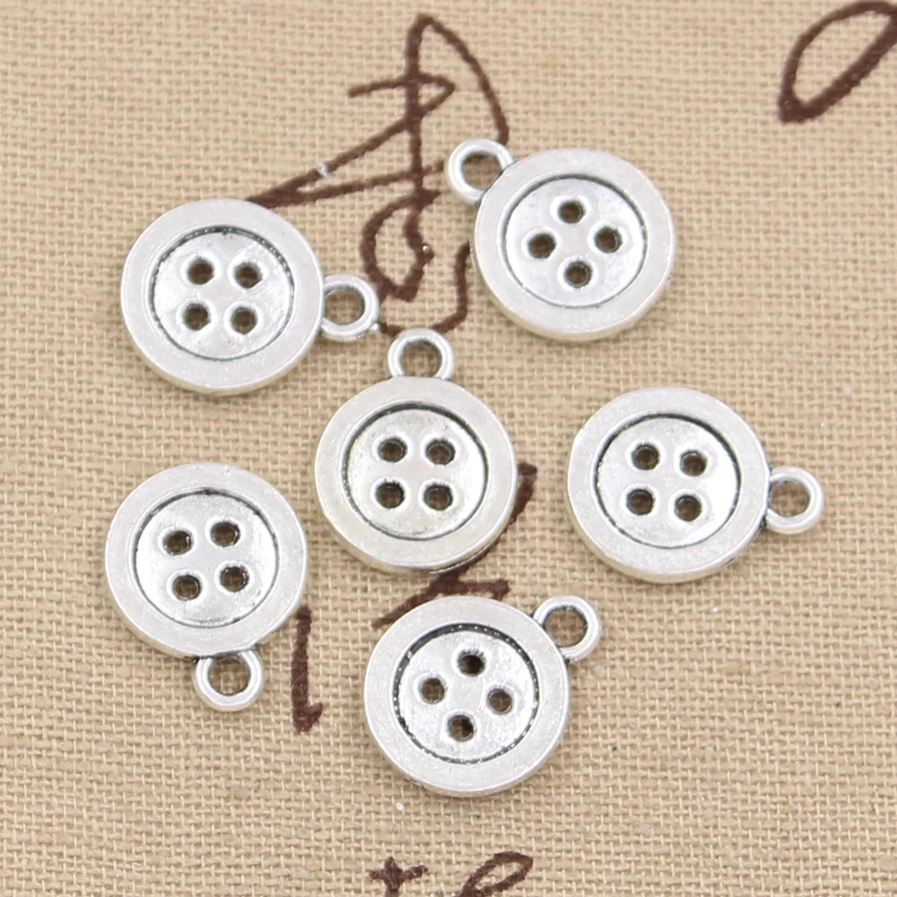 10pcs Charms double sided button 16x13mm Antique pendant fit,Vintage Tibetan Silver Bronze,DIY bracelet necklace
10pcs Charms double sided button 16x13mm Antique pendant fit,Vintage Tibetan Silver Bronze,DIY bracelet necklace