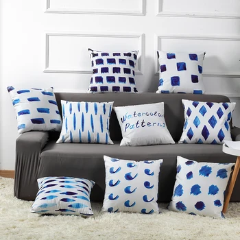 Double Side Print Supersoft Velvet Pillow Cover Blue Geometric Cushion Cover Home Decor Throw Pillows Decorative Pillow Case
Double Side Print Supersoft Velvet Pillow Cover Blue Geometric Cushion Cover Home Decor Throw Pillows Decorative Pillow Case