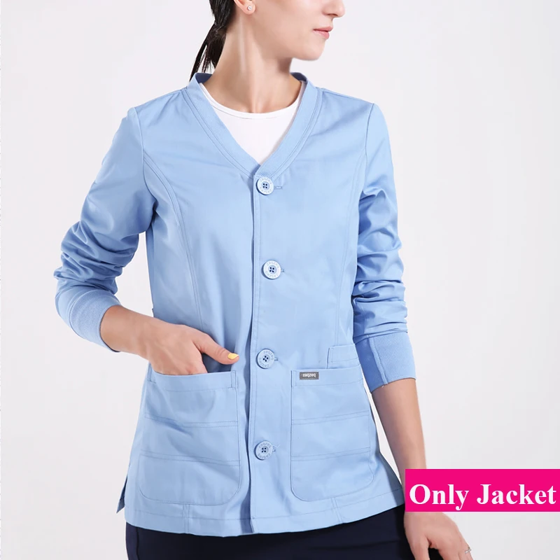 EDS Button Front Warm Up Scrub Jackets Nurse Coat Signature Medical Scrub Top Stretch With Certainty Long Sleeve Workwear Scrubs
EDS Button Front Warm Up Scrub Jackets Nurse Coat Signature Medical Scrub Top Stretch With Certainty Long Sleeve Workwear Scrubs