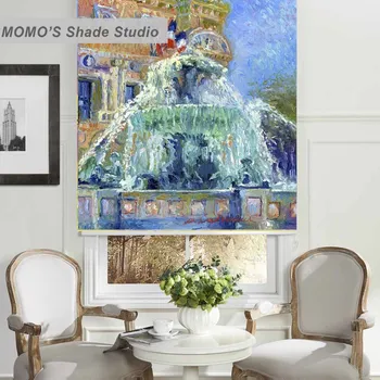 MOMO Roller Blinds Blackout Design Window Blinds Shades Painting Curtains Roller Shades Thermal Fabric Custom Size, PRB set531
MOMO Roller Blinds Blackout Design Window Blinds Shades Painting Curtains Roller Shades Thermal Fabric Custom Size, PRB set531