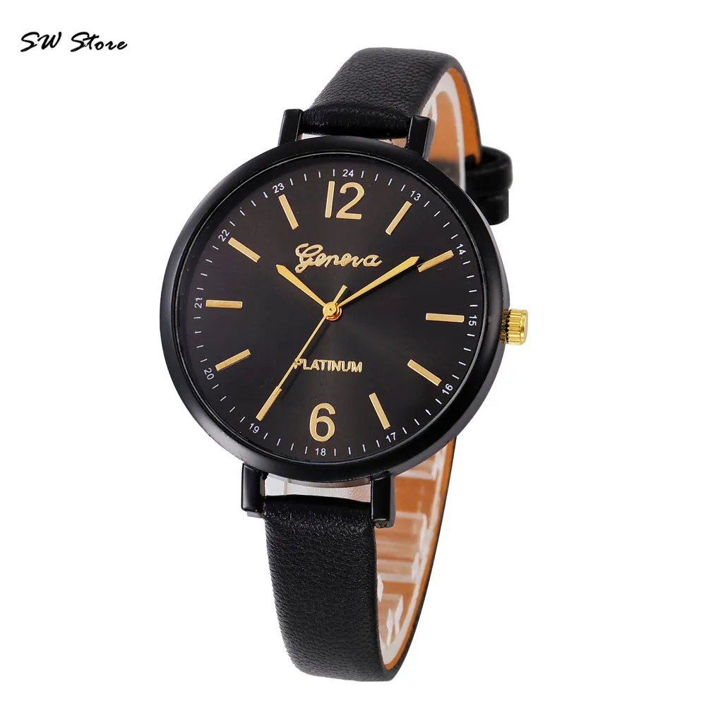

Women's Watches Fashion Geneva Brand Simple Business Clock Zegarki Damskie Montre Femme Acier Inoxydable Watch Minimalism@50