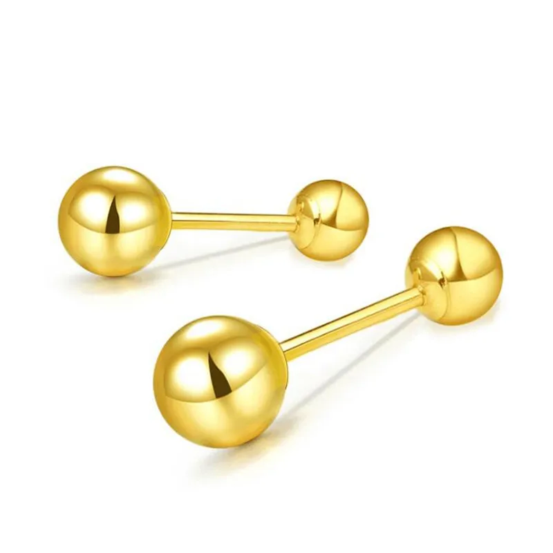 Hot Fashion Unisex Basic Style Stud Earrings 18K Gold Barbell Ear Studs Punk Earrings Gift For Women Pendientes Gold
Hot Fashion Unisex Basic Style Stud Earrings 18K Gold Barbell Ear Studs Punk Earrings Gift For Women Pendientes Gold