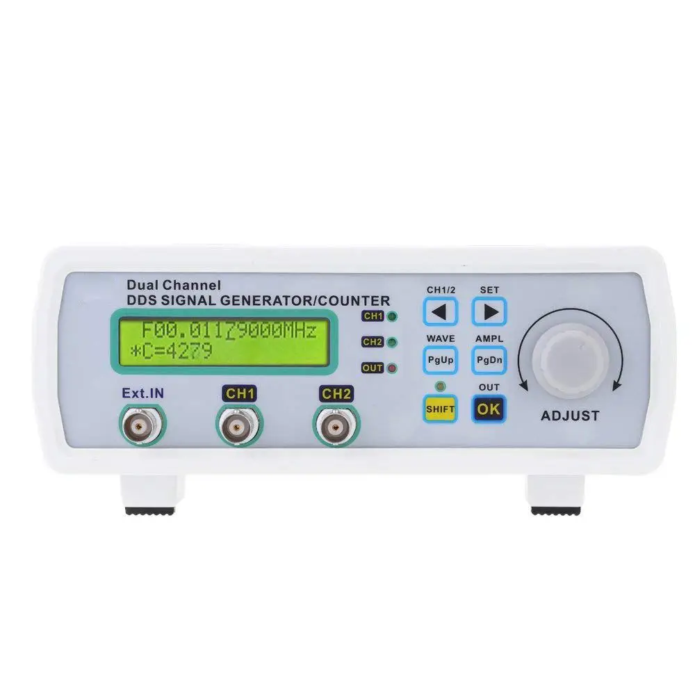 High Precision Digital DDS Dual Channel Signal Source Generator Waveforms Arbitrary Frequency Meter 200MSa / s 20MHz (EU Plug)
High Precision Digital DDS Dual Channel Signal Source Generator Waveforms Arbitrary Frequency Meter 200MSa / s 20MHz (EU Plug)