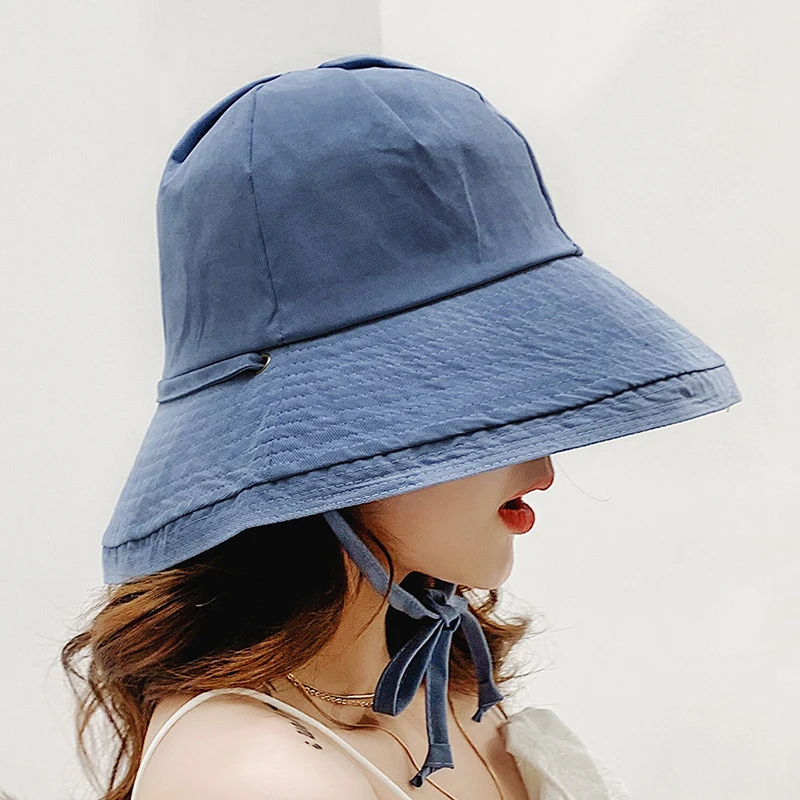 Bucket Hat Women Summer Autumn Cap Beach Sun Big Brim Solid Color Climbing Hunting Outdoor Accessory
Bucket Hat Women Summer Autumn Cap Beach Sun Big Brim Solid Color Climbing Hunting Outdoor Accessory
