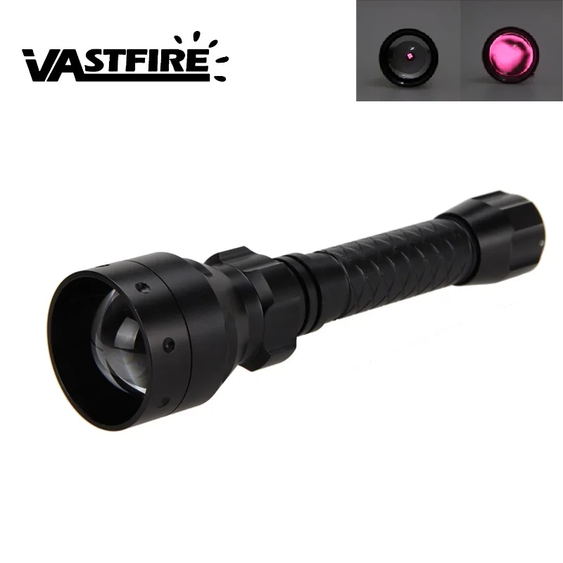 850nm IR Flashlight Zoomable Adjustable Infrared Light Hunting Torch Black Night Vision To be used with Night Vision Device
850nm IR Flashlight Zoomable Adjustable Infrared Light Hunting Torch Black Night Vision To be used with Night Vision Device