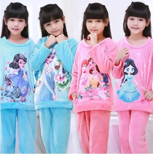Fashion Anna Elsa Girls Pajama Sets Plush Warm Toddler Girls Sleepwear Clothes Baby Pants Kids Nightie Clothes Flannel Pajamas 9
Fashion Anna Elsa Girls Pajama Sets Plush Warm Toddler Girls Sleepwear Clothes Baby Pants Kids Nightie Clothes Flannel Pajamas 9