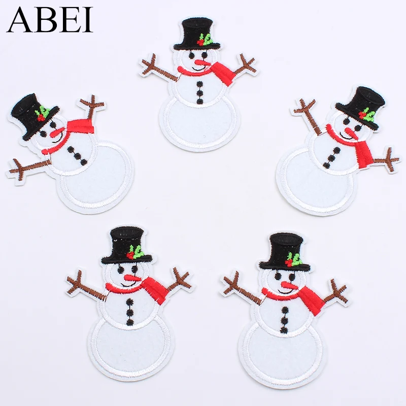 10PCS Iron On Snowman Patch for Christmas Decors DIY Sewing Fabric Appliques Embroidered Shirts Jeans Coats Bags Stickers Badge
10PCS Iron On Snowman Patch for Christmas Decors DIY Sewing Fabric Appliques Embroidered Shirts Jeans Coats Bags Stickers Badge