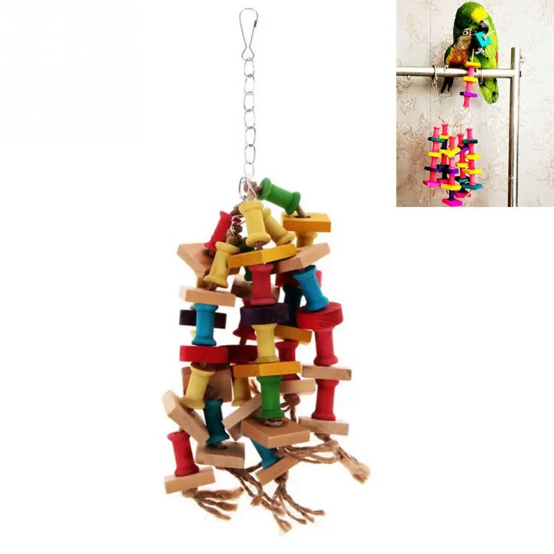 Colorful Parrot Toys Macaw Cage Chew Bird Toys For Parrots Pet Bird Conure Swing Scratcher Bird Toys High Quality
Colorful Parrot Toys Macaw Cage Chew Bird Toys For Parrots Pet Bird Conure Swing Scratcher Bird Toys High Quality