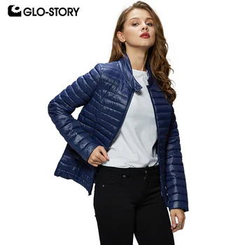 GLO-STORY New Fashion Women Casual Solid Zipper Slim Fit Lightweight Thin Parkas Winter Coats Female Winter Jackets WMA-7747
GLO-STORY New Fashion Women Casual Solid Zipper Slim Fit Lightweight Thin Parkas Winter Coats Female Winter Jackets WMA-7747