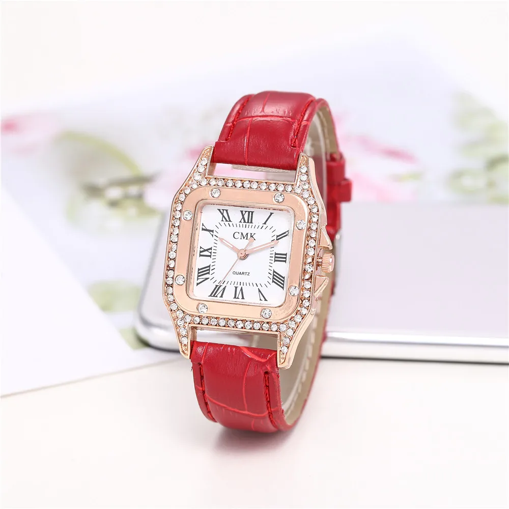 NEW Casual Relogio Femino Watch Women Leather Belt Analog Quartz Square Watch Rhinestone Clock Zegarek Damski Bracelet Watch A40
NEW Casual Relogio Femino Watch Women Leather Belt Analog Quartz Square Watch Rhinestone Clock Zegarek Damski Bracelet Watch A40