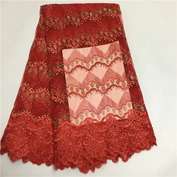 African Water soluble Lace Fabric Red 2019 high quality Nigerian Beaded lace fabric French Tulle Lace Fabric For Wedding Dress
African Water soluble Lace Fabric Red 2019 high quality Nigerian Beaded lace fabric French Tulle Lace Fabric For Wedding Dress
