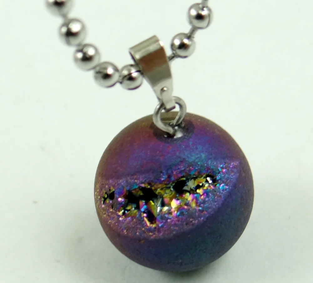 Natural Stone Round Onyxs Titanium Crystal Crystal tooth Beads charms chakra Pendants Necklace Jewelry Making 1PC Free Shipping
Natural Stone Round Onyxs Titanium Crystal Crystal tooth Beads charms chakra Pendants Necklace Jewelry Making 1PC Free Shipping