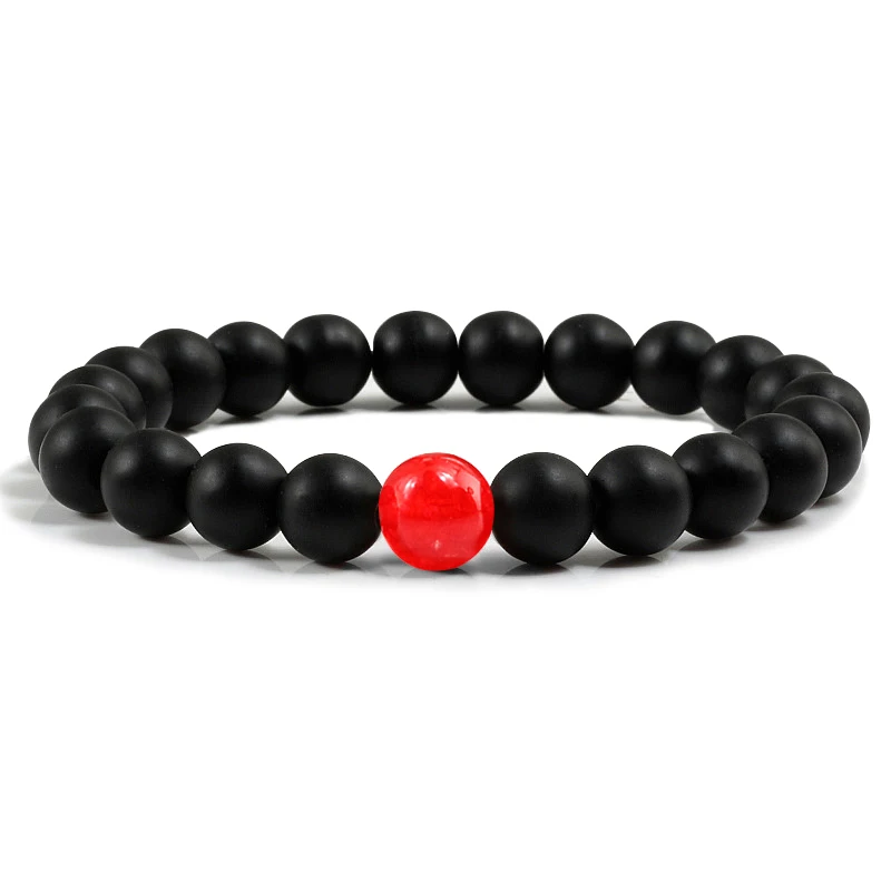 18 Style Mens Bracelets 2018 Black Matte Beaded Bracelets Chalcedony Hologram Handchain Leather Rope Bangles wholesale Lots Bulk
18 Style Mens Bracelets 2018 Black Matte Beaded Bracelets Chalcedony Hologram Handchain Leather Rope Bangles wholesale Lots Bulk