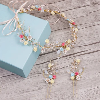 CC&BYX Bridal Jewelry Headbands Colorful Flower Hairband Hair Combs For Women Party Handmade Crown Wedding Hair Accessories 9605
CC&BYX Bridal Jewelry Headbands Colorful Flower Hairband Hair Combs For Women Party Handmade Crown Wedding Hair Accessories 9605