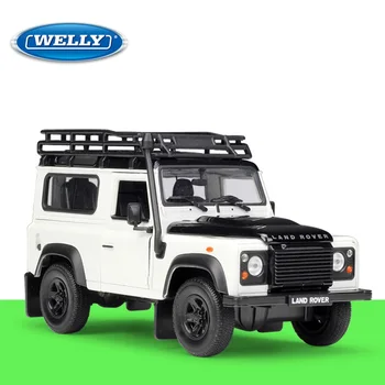 1:24 Welly Land Rover Defender white/army-green/silver/WhiteBlack/green Snorkel Roof Rack Diecast Model Car
1:24 Welly Land Rover Defender white/army-green/silver/WhiteBlack/green Snorkel Roof Rack Diecast Model Car