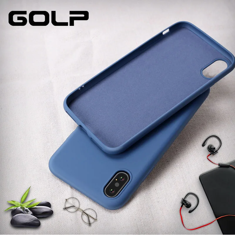 Soft Silicone Phone case for iPhone 7 8, GOLP Matte Soft TPU Cover for iPhone 6 6S Plus X XS MAX XR
Soft Silicone Phone case for iPhone 7 8, GOLP Matte Soft TPU Cover for iPhone 6 6S Plus X XS MAX XR