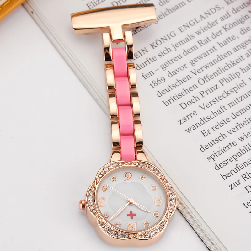 Paramedic Brooch Pin Medical Nurse Fob Watch For Doctors Gift Women Clip-on Stainess Steel Pocket Watch Pendant Crystal Flower
Paramedic Brooch Pin Medical Nurse Fob Watch For Doctors Gift Women Clip-on Stainess Steel Pocket Watch Pendant Crystal Flower