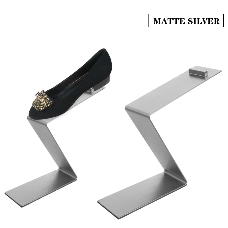 A PAIR OF METAL Z SHAPE SHOE DISPLAY RACK STAND HOLDER FASHION LINLIANGMUYU XJ10
A PAIR OF METAL Z SHAPE SHOE DISPLAY RACK STAND HOLDER FASHION LINLIANGMUYU XJ10