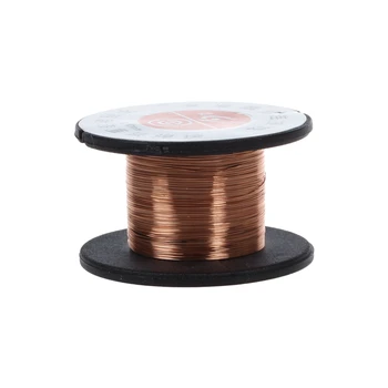 1Pcs 15m 0.1MM Copper Soldering Solder Enamelled Reel Wire Roll Connecting