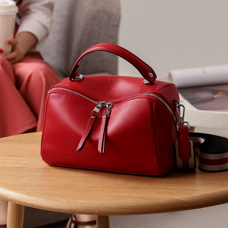 WOONAM Women Fashion Handbag Genuine Calf Leather Medium Boston Cross-body Shoulder Bag WB770
WOONAM Women Fashion Handbag Genuine Calf Leather Medium Boston Cross-body Shoulder Bag WB770