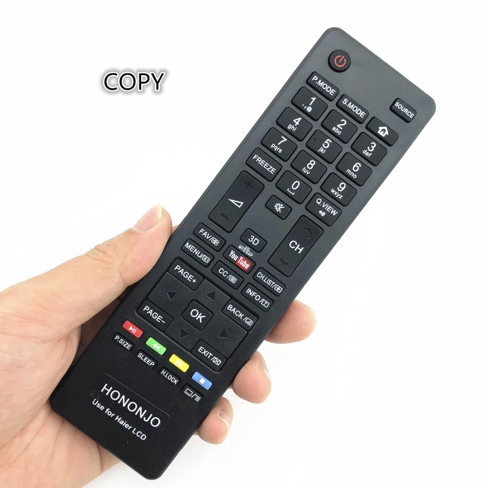 remote control suitable for haier TV htr-a18h LED LE22M600F LE24M600F LE24M660F LE28H600 LE28M600 LE32M600 LE39M600F LE40M600F
remote control suitable for haier TV htr-a18h LED LE22M600F LE24M600F LE24M660F LE28H600 LE28M600 LE32M600 LE39M600F LE40M600F