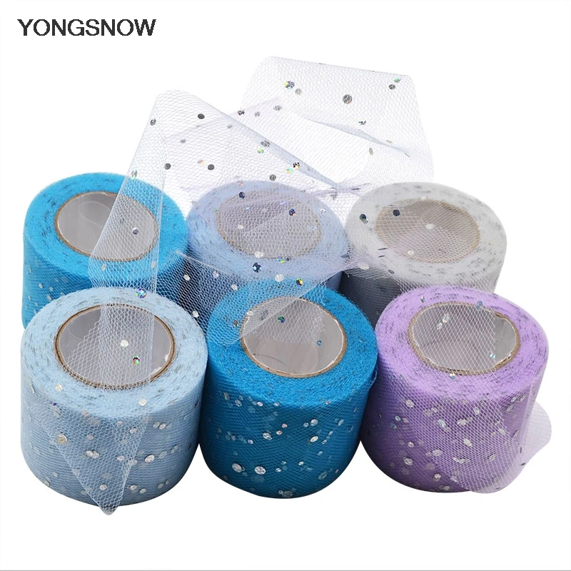 Glitter Sequin Tulle Roll 25 yards 5cm Organza Spool Tutu DIY Craft Kids Girl Dress Baby Shower Birthday Wedding Decoration
Glitter Sequin Tulle Roll 25 yards 5cm Organza Spool Tutu DIY Craft Kids Girl Dress Baby Shower Birthday Wedding Decoration