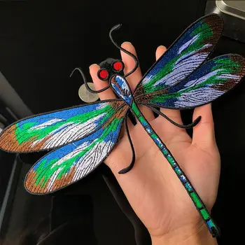 1PC Big Beautiful Dragonfly Embroidery Patch High quality insect Applique Iron on Patches Clothing embellished Women clothes
1PC Big Beautiful Dragonfly Embroidery Patch High quality insect Applique Iron on Patches Clothing embellished Women clothes