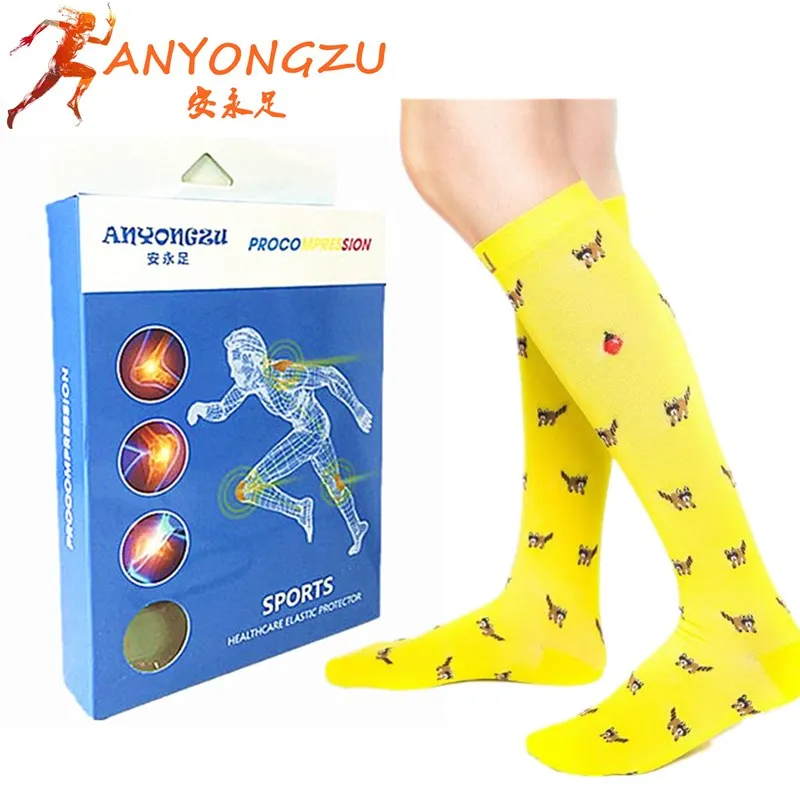 Professional Sport Quick Drying Compression Pressure Socks Special Pattern Design Prevent Varicose Veins Knee-high Sock With Box
Professional Sport Quick Drying Compression Pressure Socks Special Pattern Design Prevent Varicose Veins Knee-high Sock With Box