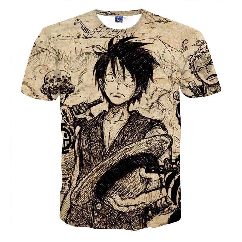 Anime One Piece T-shirt Monkey D Luffy Zoro Chopper Ace Battle 3D Printed Harajuku Mens Summer T shirt Tee Tops Camisetas Hombre
Anime One Piece T-shirt Monkey D Luffy Zoro Chopper Ace Battle 3D Printed Harajuku Mens Summer T shirt Tee Tops Camisetas Hombre