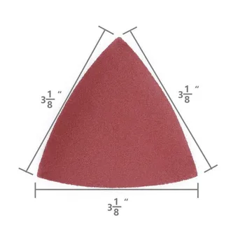 Triangle Sanding Pads Hook And Loop Assorted Sandpaper For Oscillating Multitool 80mm X 80mm X 80mm
Triangle Sanding Pads Hook And Loop Assorted Sandpaper For Oscillating Multitool 80mm X 80mm X 80mm