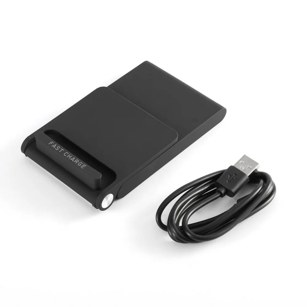 Qi Wireless Charger T100 Foldable Fast Wireless Charging Docking Station LED Light for iPhone X 8 Samsung Galaxy S7 Phone Stand
Qi Wireless Charger T100 Foldable Fast Wireless Charging Docking Station LED Light for iPhone X 8 Samsung Galaxy S7 Phone Stand