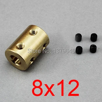 8mm to 12mm 8x12 rigid coupling CNC Motor Jaw Copper Shaft Coupling brass Coupler, model ship model airplane Motor connector
8mm to 12mm 8x12 rigid coupling CNC Motor Jaw Copper Shaft Coupling brass Coupler, model ship model airplane Motor connector