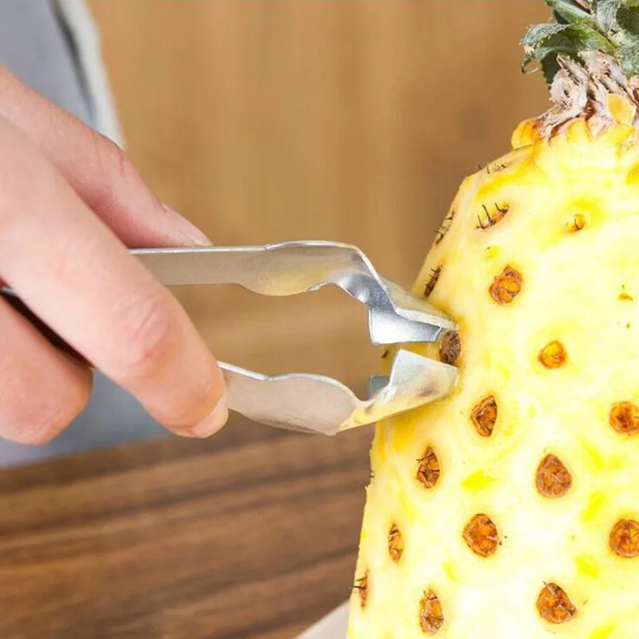 New 1Pc Practical Easy Fruit Peeler Pineapple Corer Slicer Cutter Stainless Steel Kitchen Knife Gadgets Pineapple Slicer Clips
New 1Pc Practical Easy Fruit Peeler Pineapple Corer Slicer Cutter Stainless Steel Kitchen Knife Gadgets Pineapple Slicer Clips