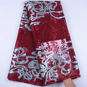 Latest African Lace Fabric Embroidered Nigerian Laces Fabric Bridal High Quality French Tulle Lace Fabric For Wedding Party 1207
Latest African Lace Fabric Embroidered Nigerian Laces Fabric Bridal High Quality French Tulle Lace Fabric For Wedding Party 1207
