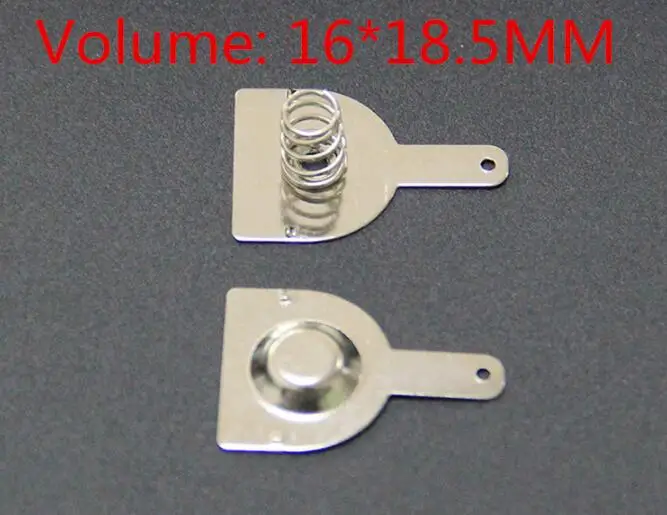 100pcs 18650 positive and negative single contact spring plate ( 50Pairs) 16x18.5mm
100pcs 18650 positive and negative single contact spring plate ( 50Pairs) 16x18.5mm