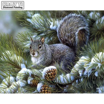 Needlework Diamond Embroidery Squirrels eat fruit snow Diamond Painting Cross Stitch Animal Painting Children Bedroom Adornment
Needlework Diamond Embroidery Squirrels eat fruit snow Diamond Painting Cross Stitch Animal Painting Children Bedroom Adornment
