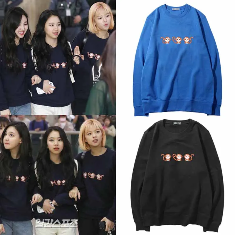 Kpop TWICE Chae Young Jung Yeon Na Yeon with The Paragraph Loose Hooded Sweatershirt Spring and Autumn and Winter Men and Women
Kpop TWICE Chae Young Jung Yeon Na Yeon with The Paragraph Loose Hooded Sweatershirt Spring and Autumn and Winter Men and Women