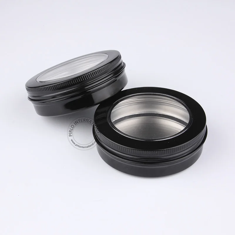 Wholesale Makeup Tools 100g Black Aluminium Cosmetic Jars, Visible Metal Display Box, Storage Jar For Accessories Nail Art Vials
Wholesale Makeup Tools 100g Black Aluminium Cosmetic Jars, Visible Metal Display Box, Storage Jar For Accessories Nail Art Vials