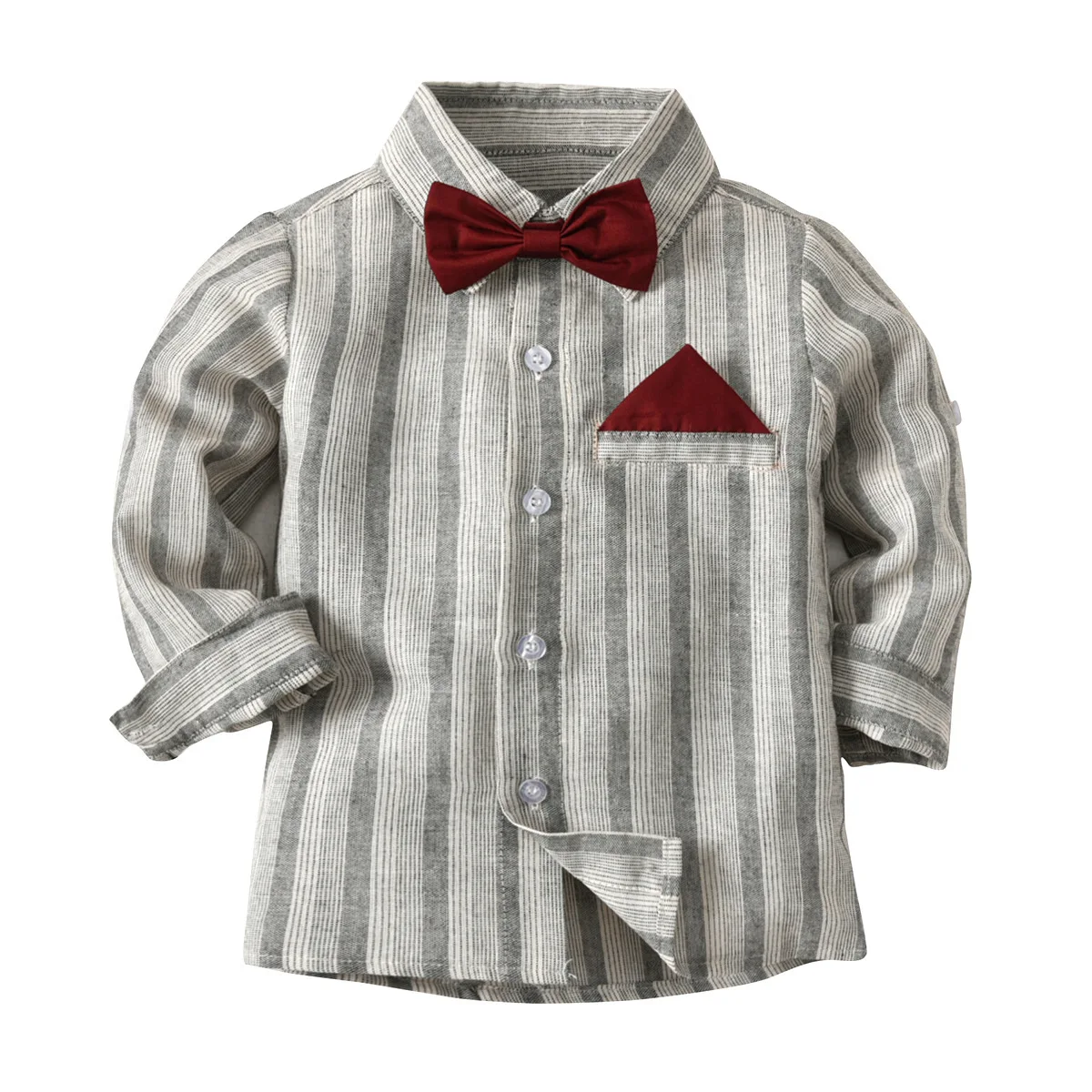 HI&JUBER 2019 New Spring Autumn Children Boys Shirts Fashion Casual Bow Tie Long Sleeve Shirt For Boys Tops Kids Boys Clothes
HI&JUBER 2019 New Spring Autumn Children Boys Shirts Fashion Casual Bow Tie Long Sleeve Shirt For Boys Tops Kids Boys Clothes
