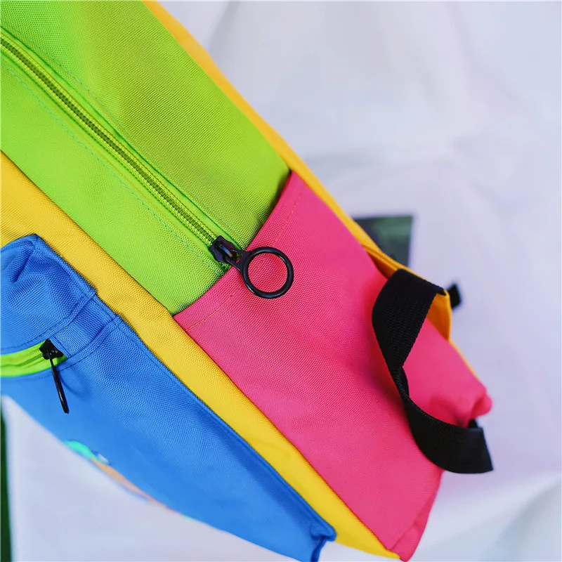 Menghuo Panelled Backpack Women Large Capacity School Backpack Bags for Girls 2018 Clown Printing Ultralight Backpack MochilasIMG_8376