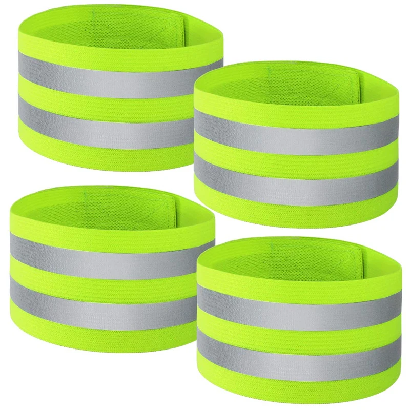 4pack Safety Reflector Straps Reflective Bands Wrist Arm Ankle Leg High Visibility Reflective for Night Running Cycling Gear
4pack Safety Reflector Straps Reflective Bands Wrist Arm Ankle Leg High Visibility Reflective for Night Running Cycling Gear