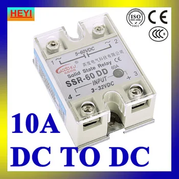 SSR 10DD DC to DC single phase solid state relay,Input 3-32V DC lad voltage 5-60V DC
SSR 10DD DC to DC single phase solid state relay,Input 3-32V DC lad voltage 5-60V DC