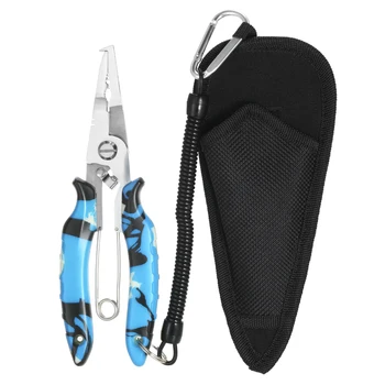 Lixada Fishing Pliers Multifunctional Fishing Scissors Line Cutter Fishing Hook Remover Tackle Fish Tools
Lixada Fishing Pliers Multifunctional Fishing Scissors Line Cutter Fishing Hook Remover Tackle Fish Tools