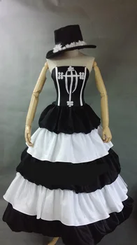 black and white flower embroidery ball gown with hat medieval dress Renaissance Gown princess Victorian/Marie Antoinette
black and white flower embroidery ball gown with hat medieval dress Renaissance Gown princess Victorian/Marie Antoinette
