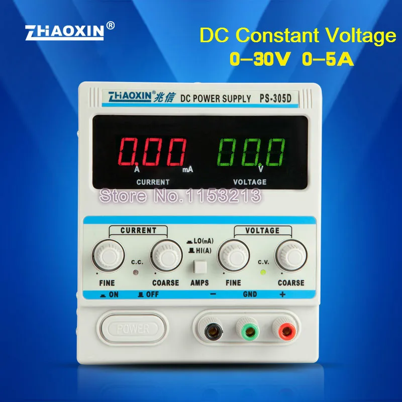 30V 5A High reliability digital linear constant voltage dc power supply with CE approval for Hull Cell / Hall groove experiment
30V 5A High reliability digital linear constant voltage dc power supply with CE approval for Hull Cell / Hall groove experiment