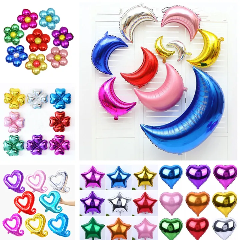 18 Inch Star Heart Wedding Balloons Birthday Party Decorations Kids Baby Shower Inflatable Helium Toy Foil Gift Party Supplies
18 Inch Star Heart Wedding Balloons Birthday Party Decorations Kids Baby Shower Inflatable Helium Toy Foil Gift Party Supplies