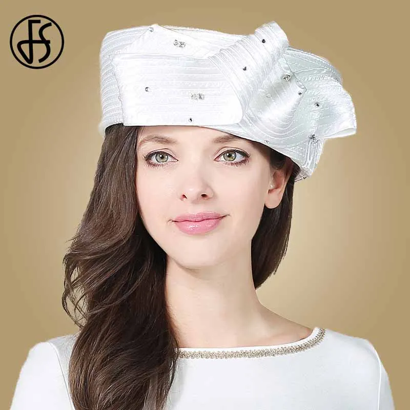 FS Vintage Fascinator White Fedora Hat Womens Pillbox Hats Tea Party Wedding Church Lady Fedoras With Diamond Kentucky Derby Hat
FS Vintage Fascinator White Fedora Hat Womens Pillbox Hats Tea Party Wedding Church Lady Fedoras With Diamond Kentucky Derby Hat