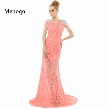 Vestidos de festa Abendkleider Sheath Sleeveless See Through Lace Long Evening Dresses Real Sample Sexy Formal Prom Dresses
Vestidos de festa Abendkleider Sheath Sleeveless See Through Lace Long Evening Dresses Real Sample Sexy Formal Prom Dresses