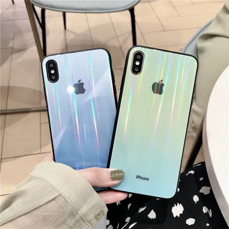 Gradient Tempered Glass Phone Case For iphone 6 6s 7 8 plus Case For iphone X Xs Max XR Mirror Protect Cover Cases New
Gradient Tempered Glass Phone Case For iphone 6 6s 7 8 plus Case For iphone X Xs Max XR Mirror Protect Cover Cases New