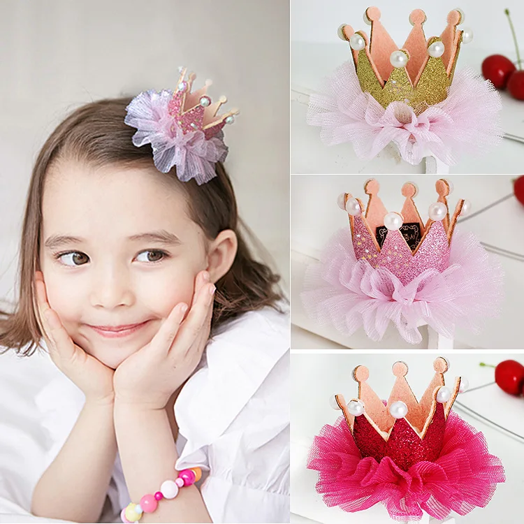 Fashion Hairdress For Girl Colors Lace Pearls Crown Hairpin High Grade Young Stars Hair Accessories Gold Dust Fabrics Hair Clip
Fashion Hairdress For Girl Colors Lace Pearls Crown Hairpin High Grade Young Stars Hair Accessories Gold Dust Fabrics Hair Clip